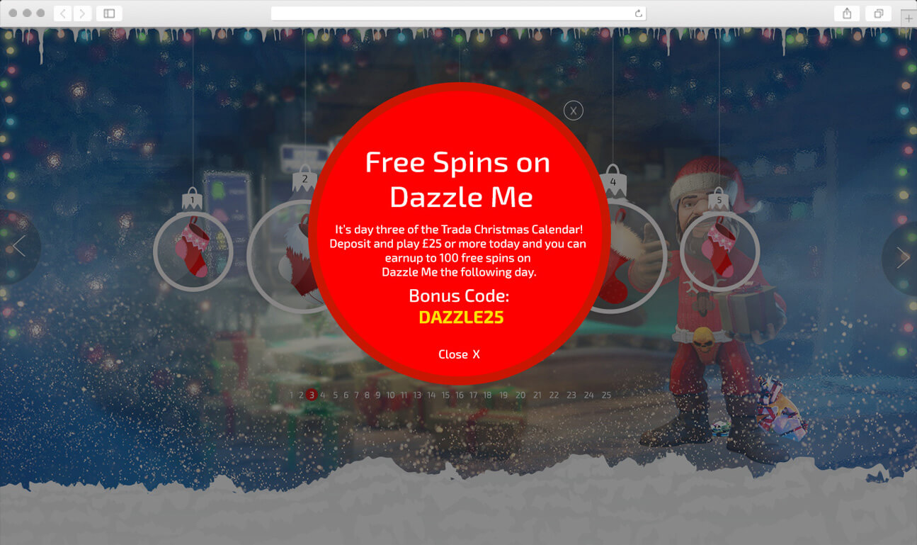 Christmas Calendar - Promotion Web Site Design