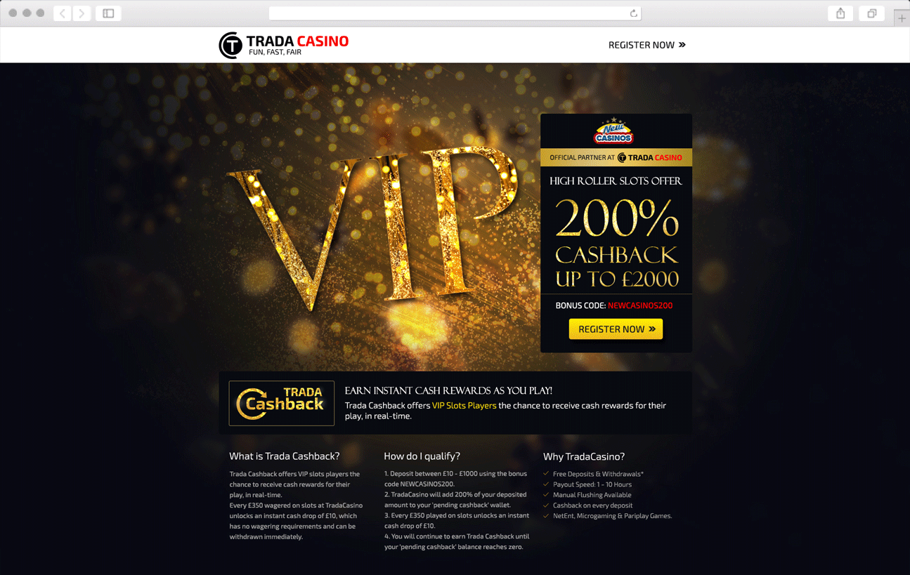 VIP Landing Page - Web Design